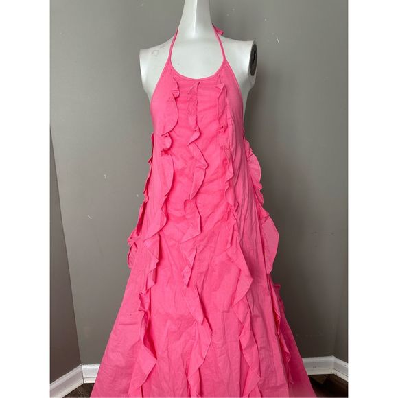 Staud Marika Ruffled Halter Gown - Picture 5 of 10